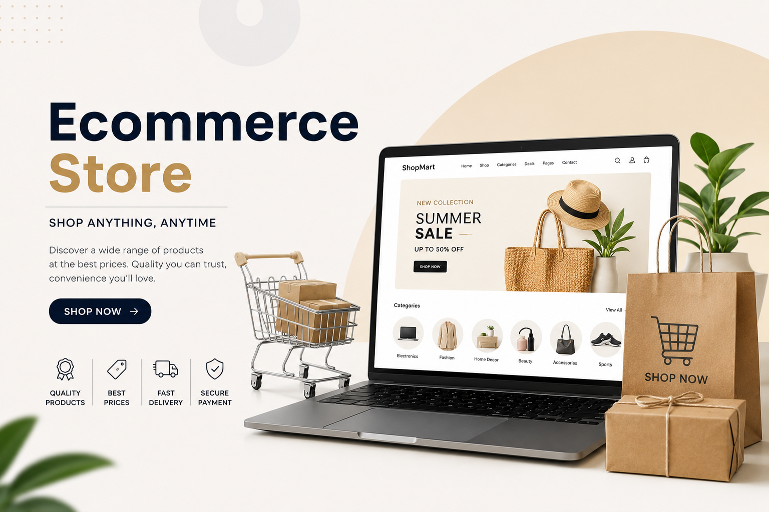 Ecommerce stores created
